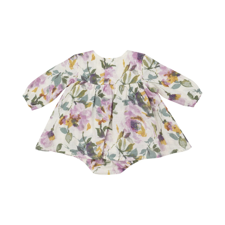 Angel Dear Watercolor Rose Skirted Bubble back