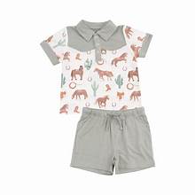 Angel Dear Western Horses Short Set