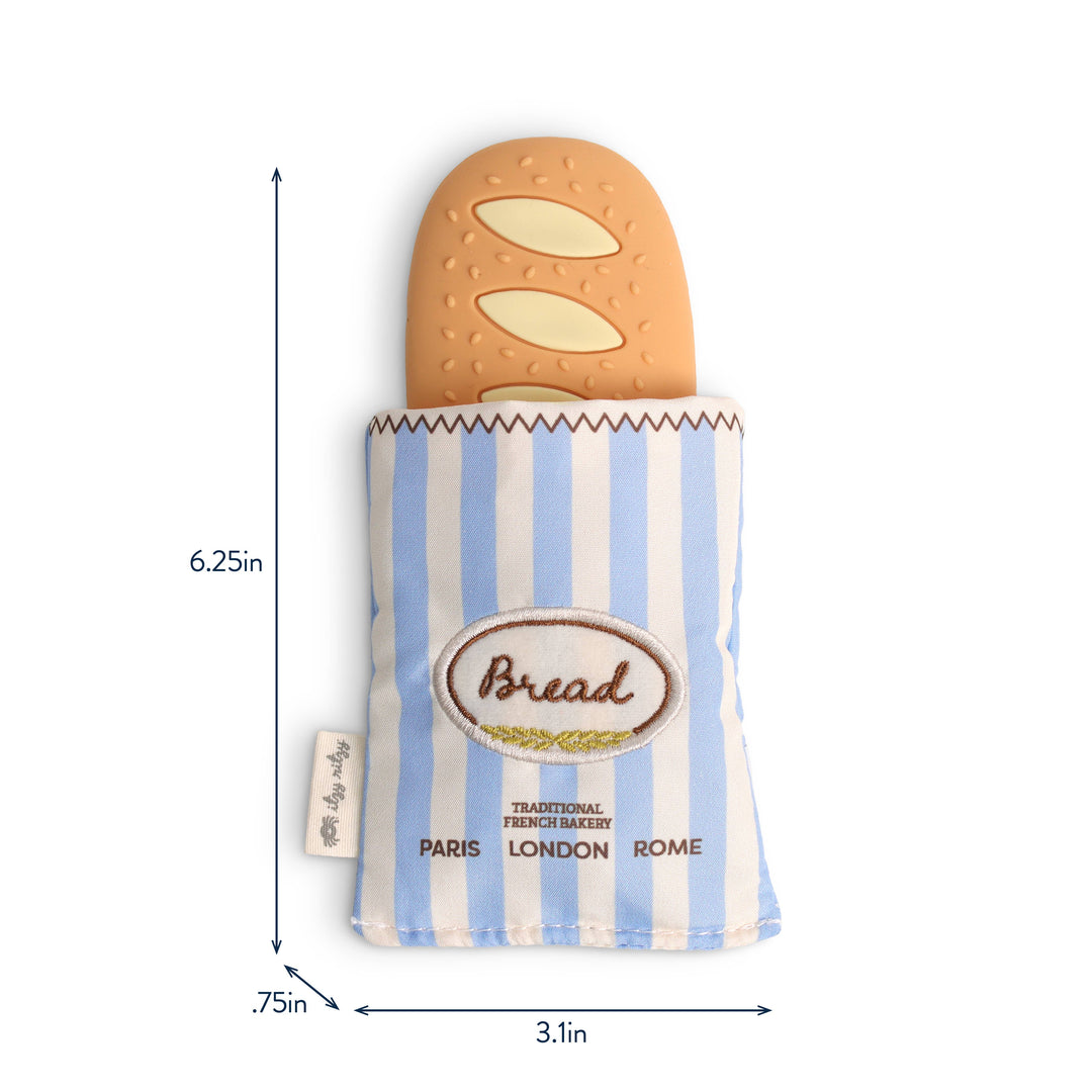 Itzy Ritzy Baguette Teensy Crinkle measuraments