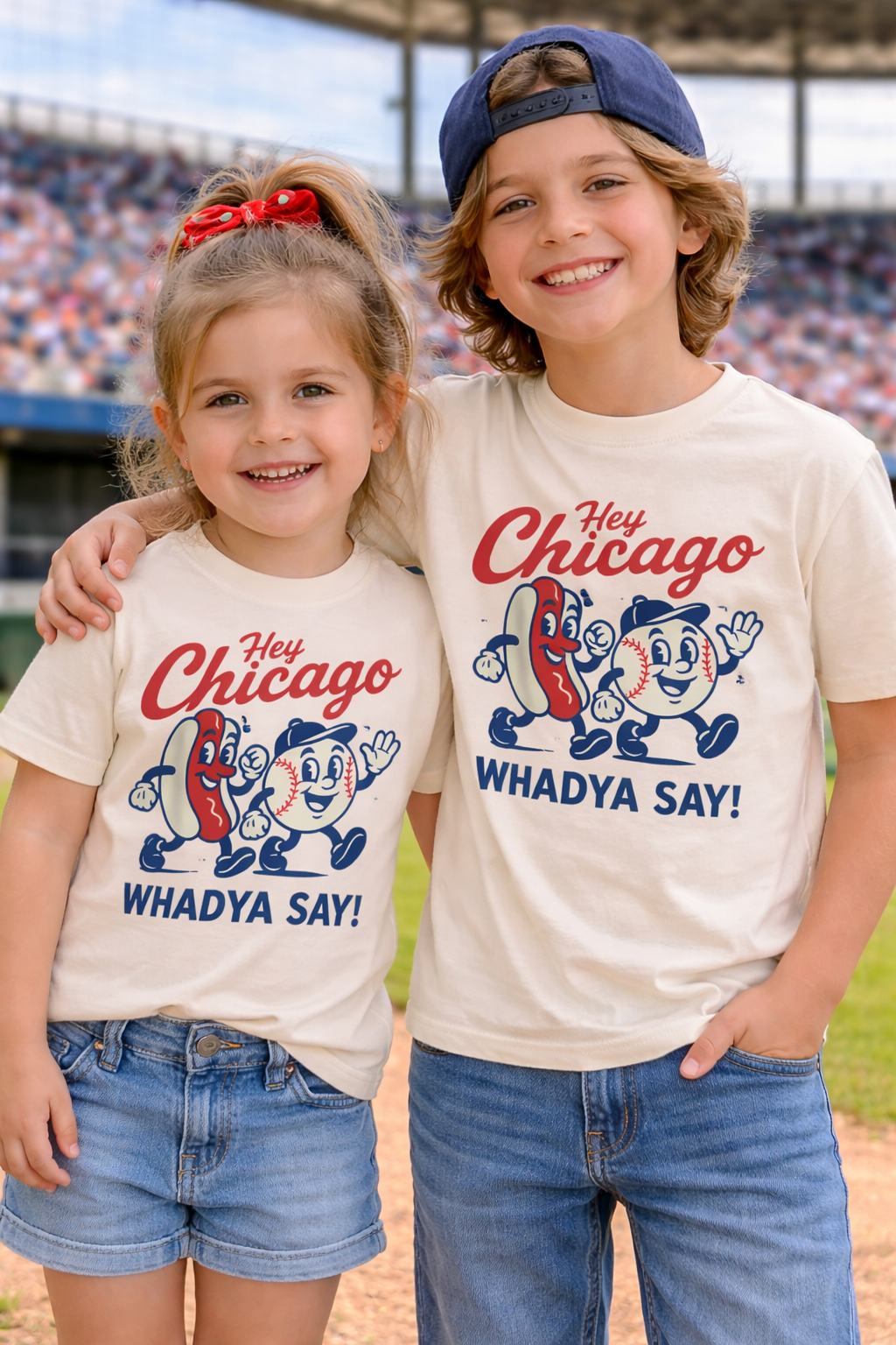 Hey Chicago, Whadda Say T-Shirt models