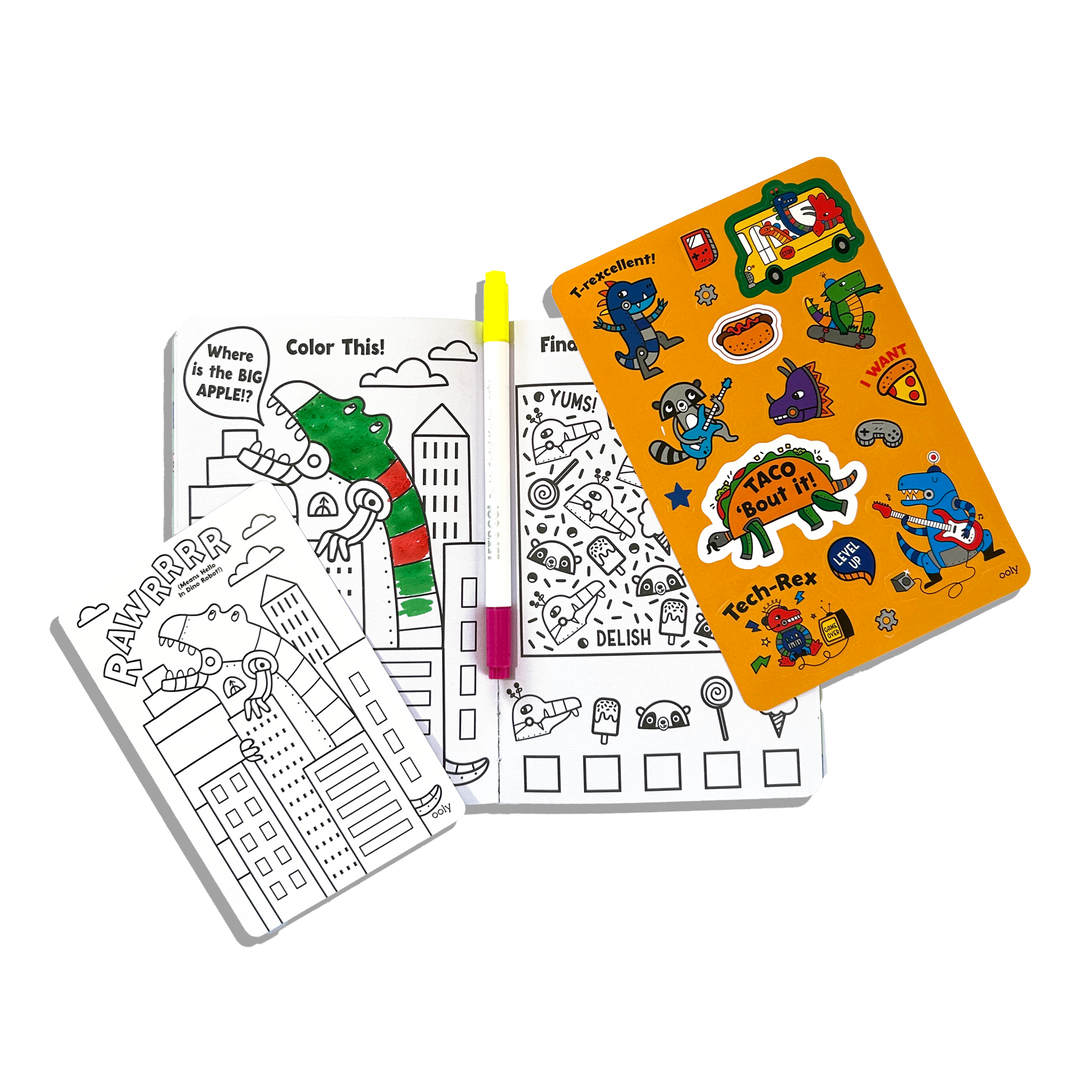 Robo Dinos Activity & Coloring Kit