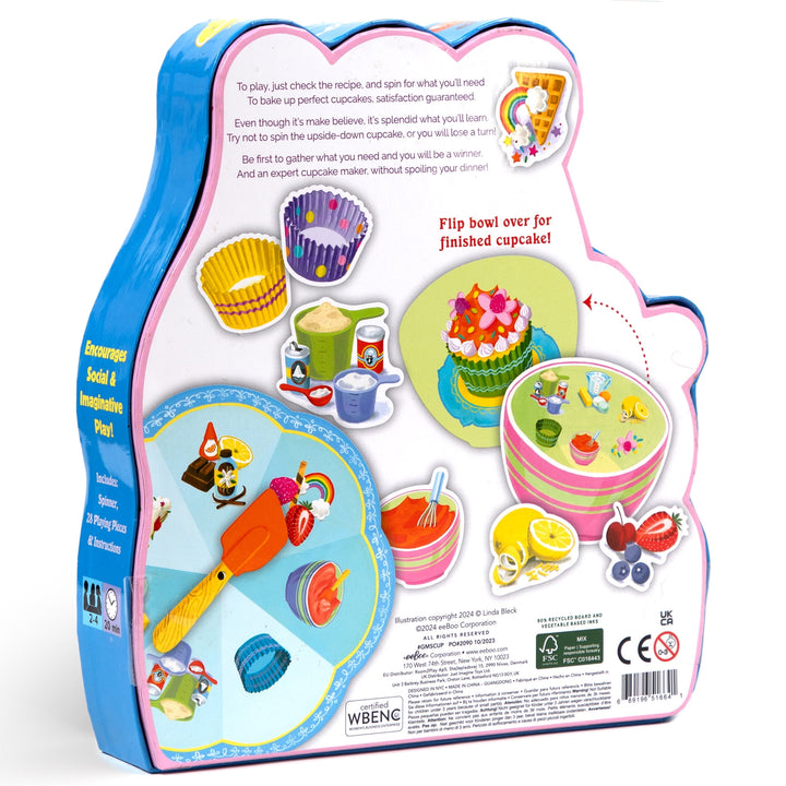 Cupcake Shaped Spinner Game