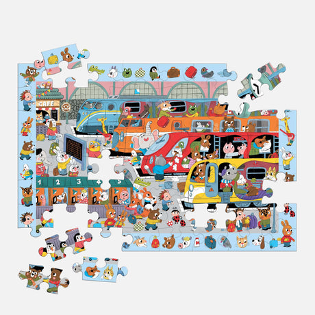 Train Station Search & Find Puzzle