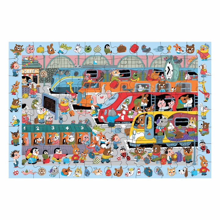 Train Station Search & Find Puzzle