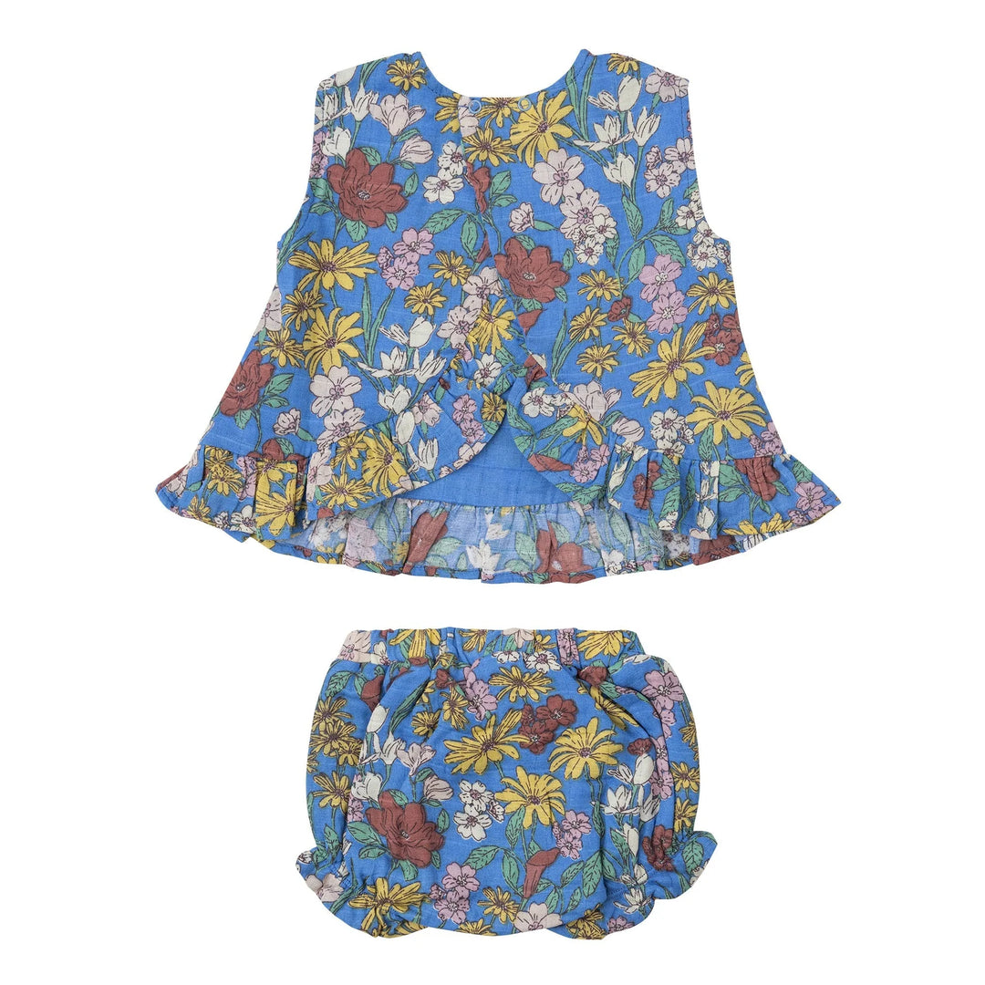 Angel Dear Wild Daisies Top & Bloomers Set back