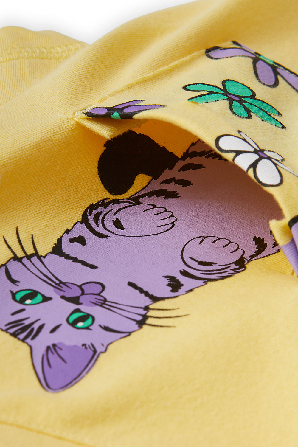  Appaman Sunrise Kitty Graphic Pocket Tee detail