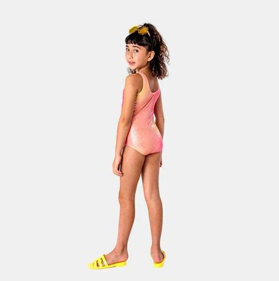 Appaman Erika Swimsuit in Seashells model back