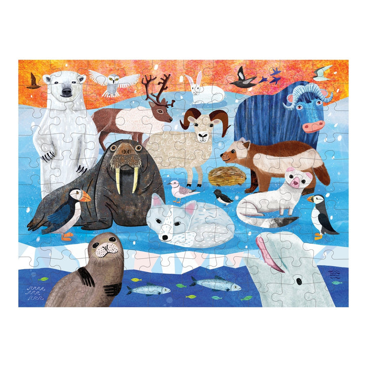 Mudpuppy Double Sided Puzzle Artic Above

