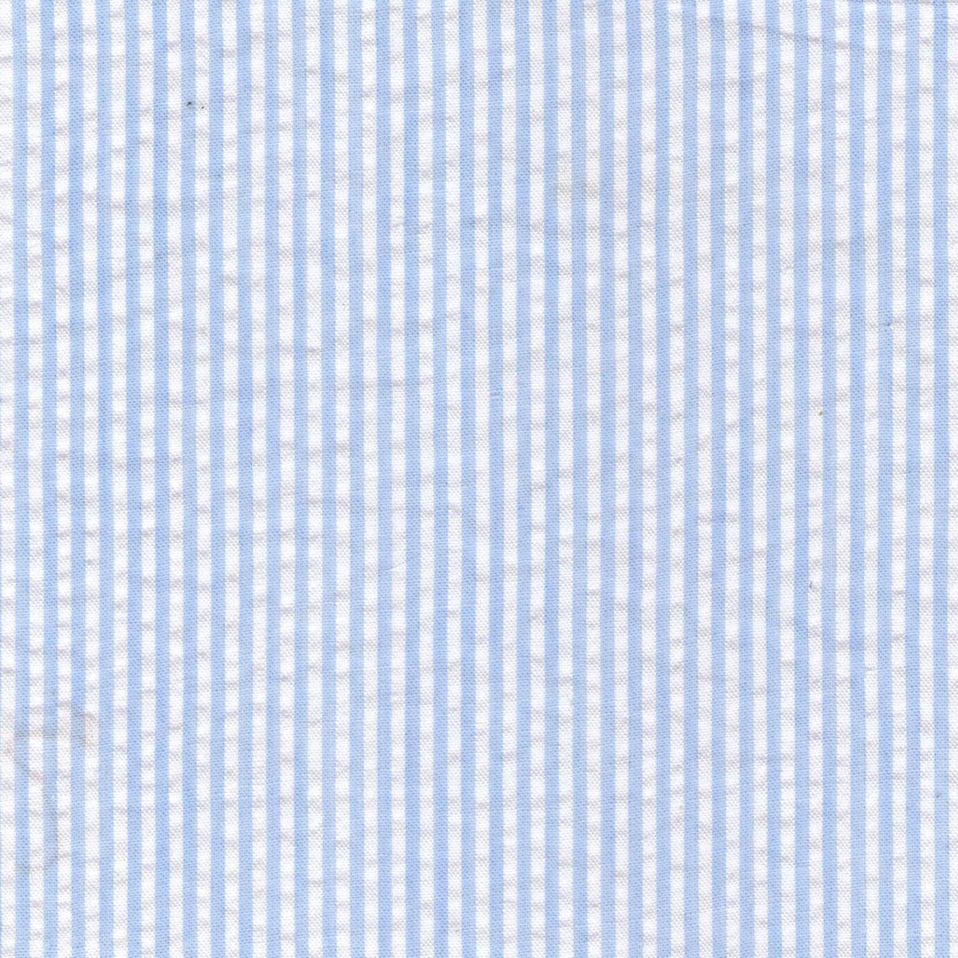 Huggalugs Blue Seersucker Bucket Hat swatch