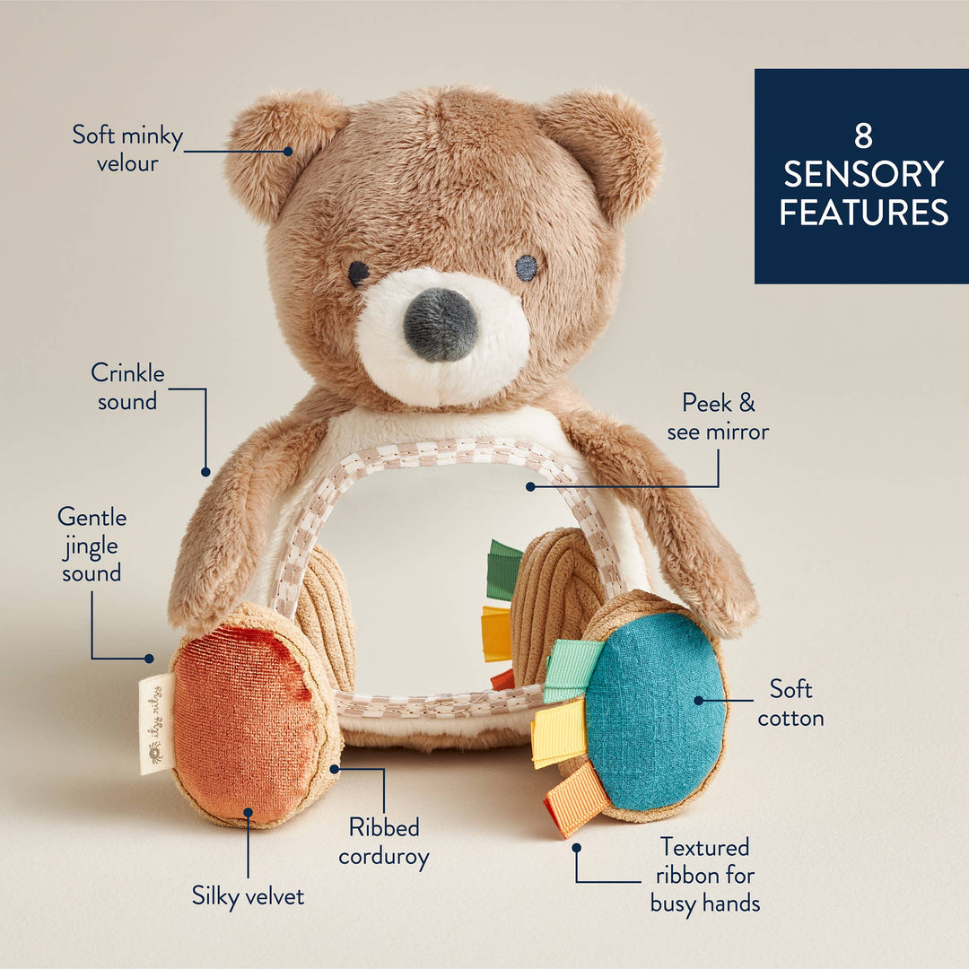 Itzy Ritzy Theo The Bear features