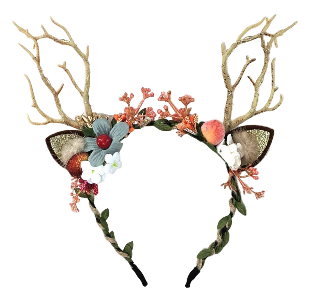  Light-up Reindeer Antler Headband. 