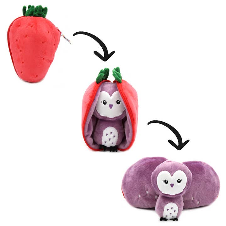 Violet the Owl - Strawberry Flipetz opening