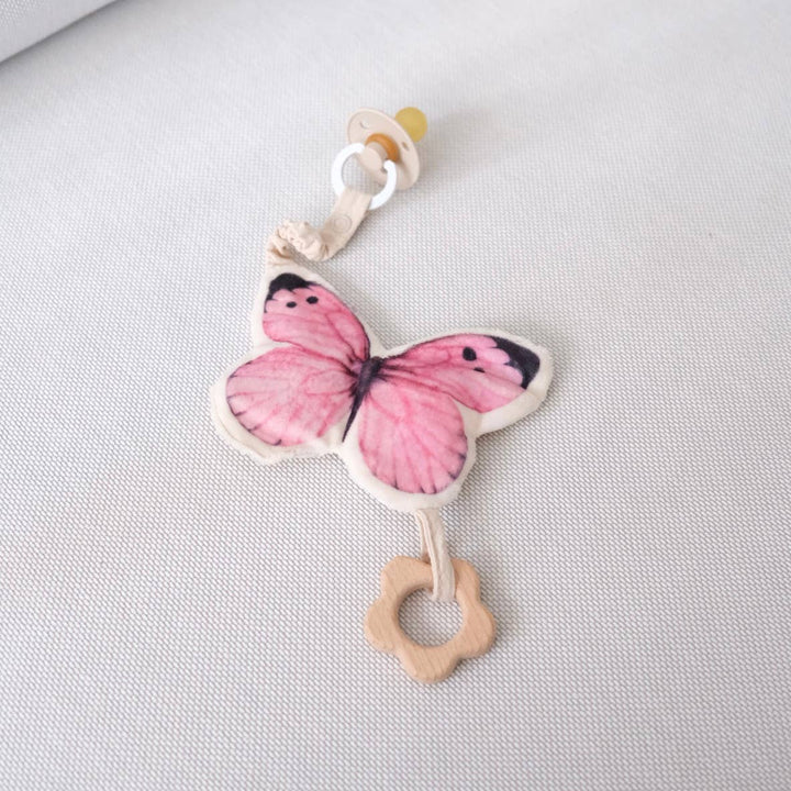 Little Lamb Kind Butterflies Nuggets pink paci