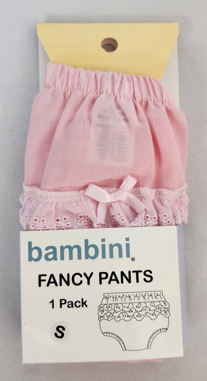 Ruffled Diaper Cover pink package