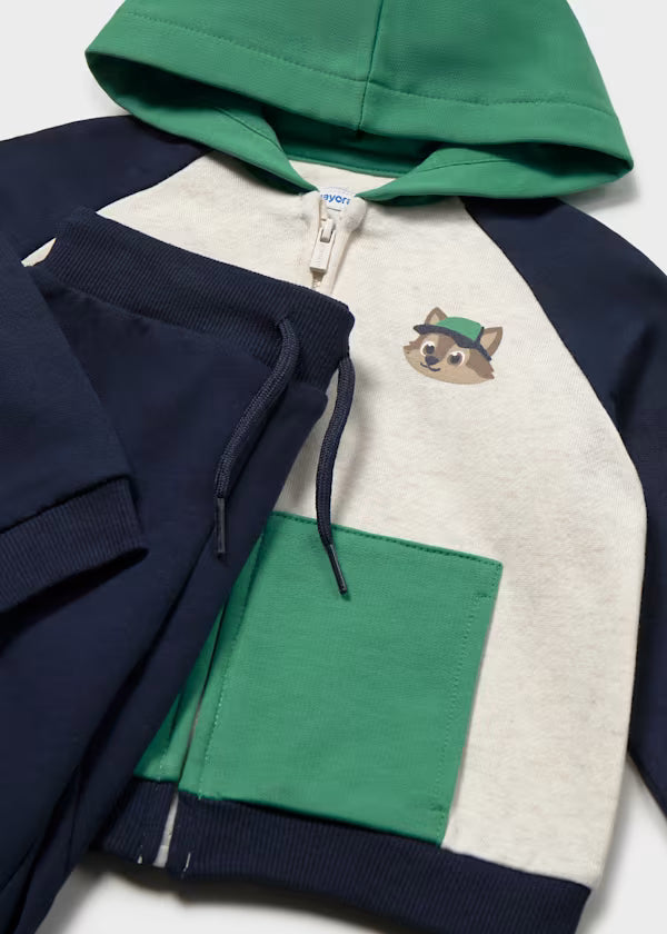 Mayoral Friendly Beaver Jogger Set detail