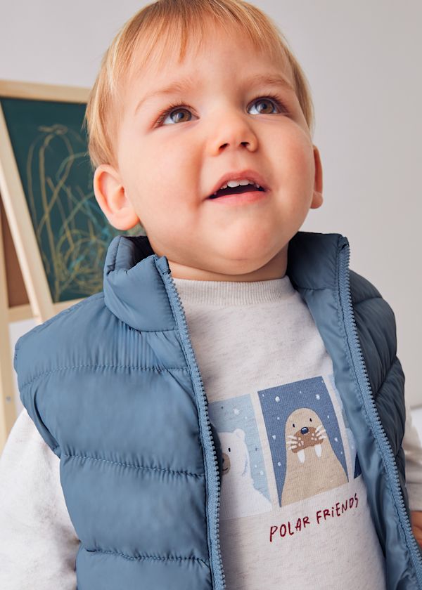 Mayoral Puffed Vest model close