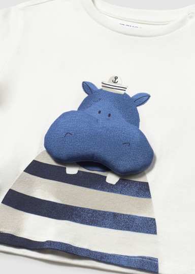 Mayoral Sailor Hippo Tee detail
