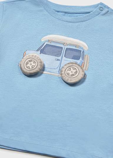 Mayoral Big Wheels T-Shirt detail