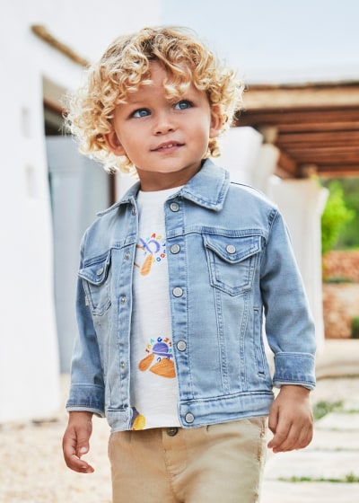 Mayoral baby Classic Denim Jacket model