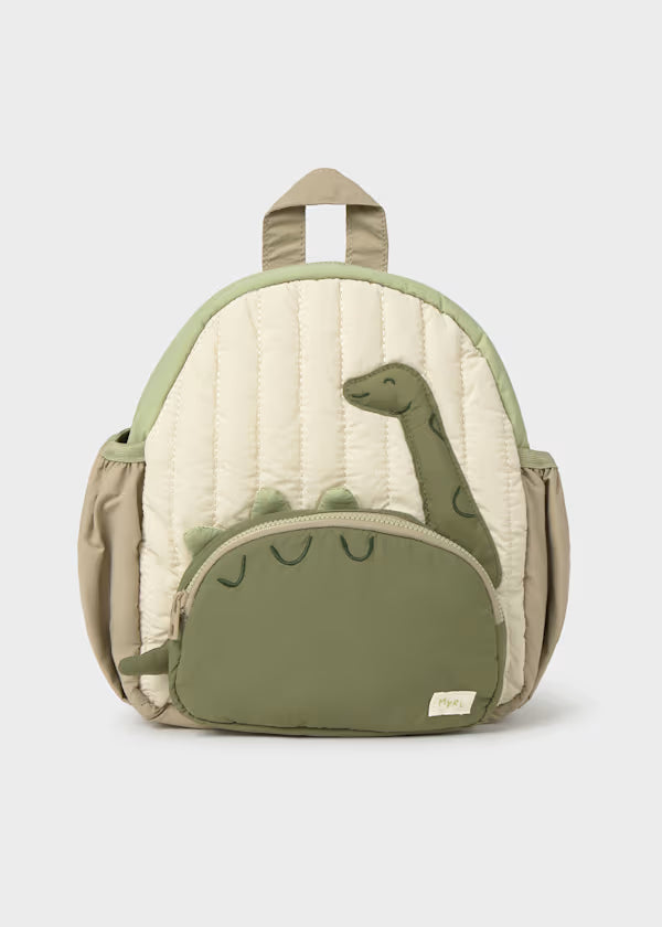 Mayoral Baby Dinosaur Backpack front