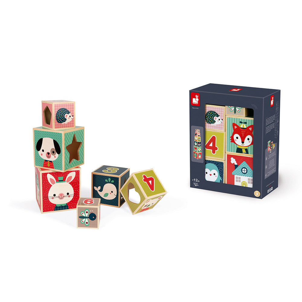 Baby Forest 6 Block Pyramid