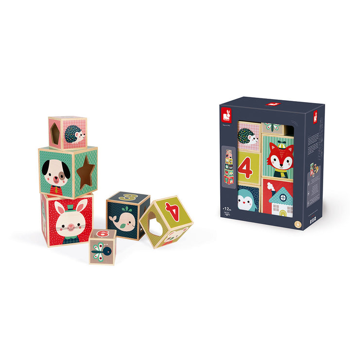 Baby Forest 6 Block Pyramid