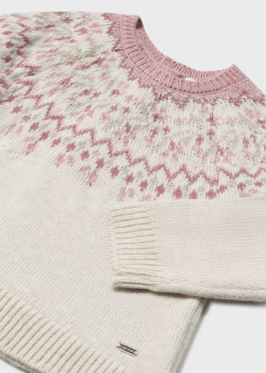 Mayoral Fair Isle Sweater detail