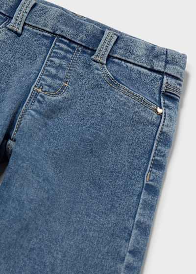 Mayoral Heart Pocket Baby Jeans closeup