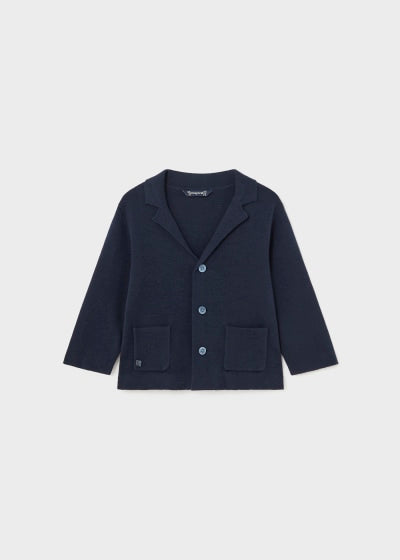 Mayoral Navy Knit Jacket