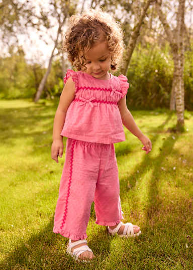 Mayoral Geranium Ric Rac Set model