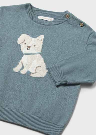 Mayoral Puppy Sweater detail