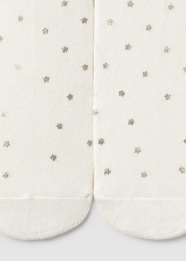Gold Stars Baby Tights