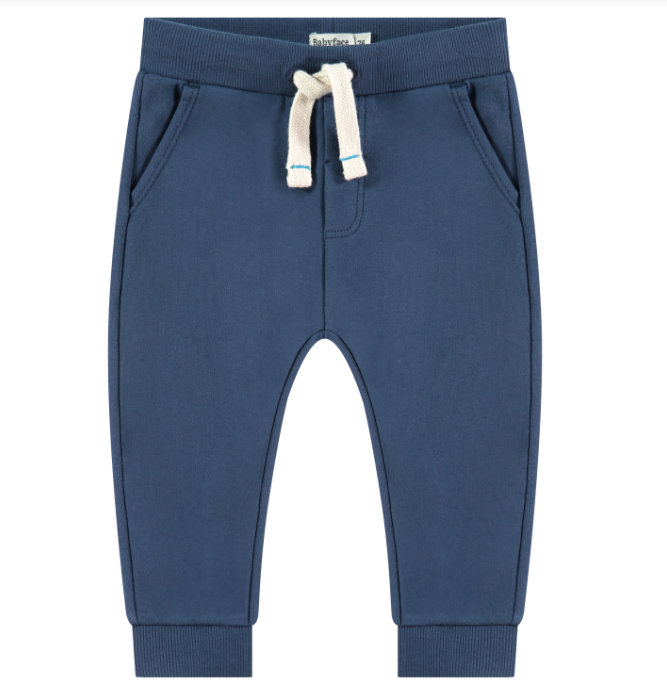 Babyface Blue Solid Sweatpants