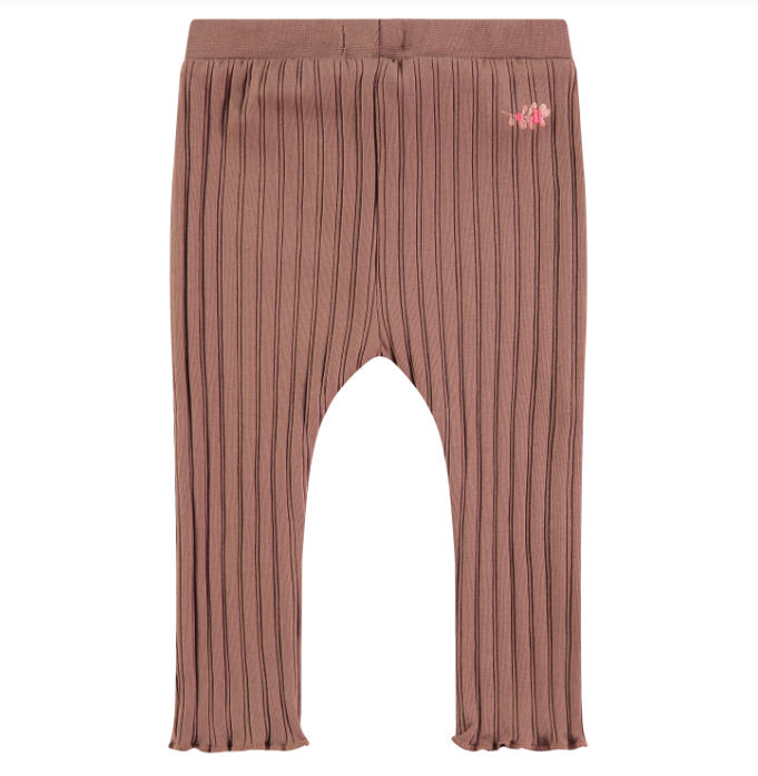 Babyface Wood Ribbed Leggings back
