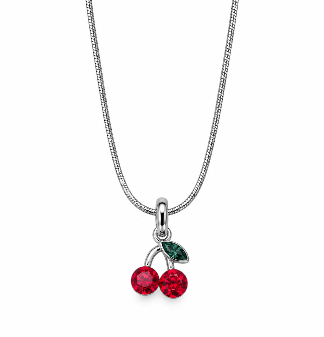 Cherries Crystal Necklace