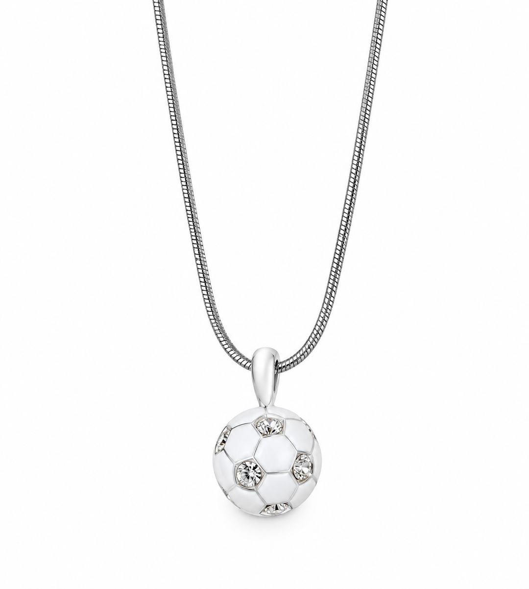 Soccer Crystal Necklace
