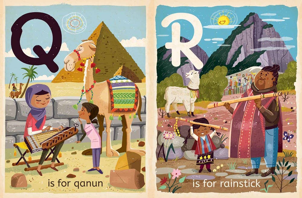 M is for Music: Alphabet board book QR