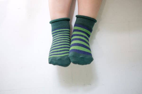 Ppippi Green Ankle Socks model