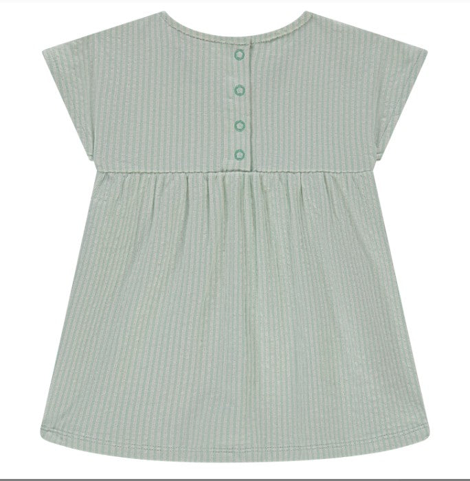 Babyface Striped Seafoam Dress  back