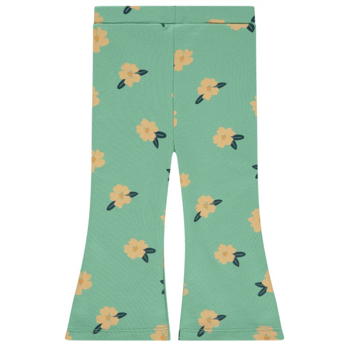 Babyface Yellow Daisy Flared Pants back