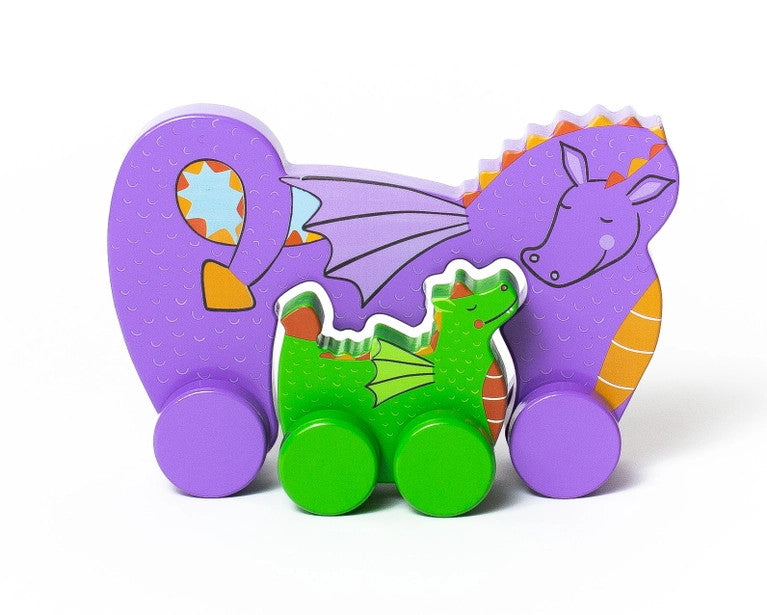 Jack Rabbit Creations Big & Little Dragon Push Toy