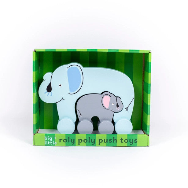 Jack Rabbit Creations Big & Little Elephant Push Toy box