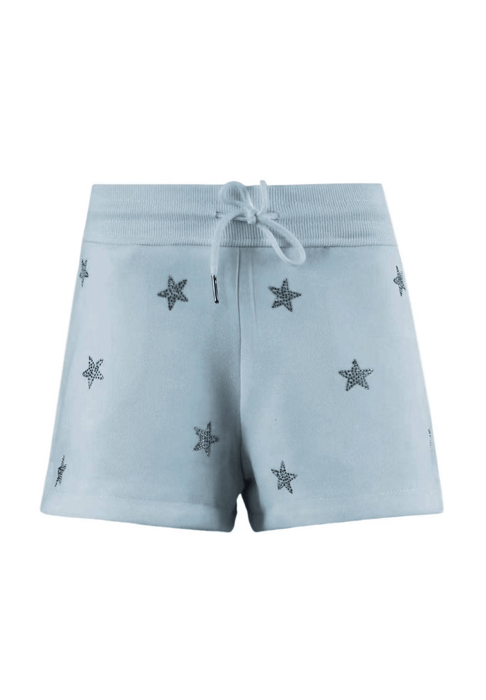 Lola & The Boys Blue Crystal Stars Shorts