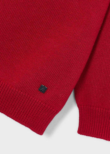 Mayoral Rojo Sweater detail