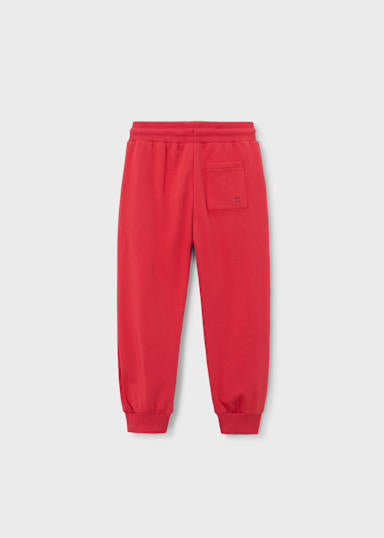 Mayoral Tomato Terry Joggers back
