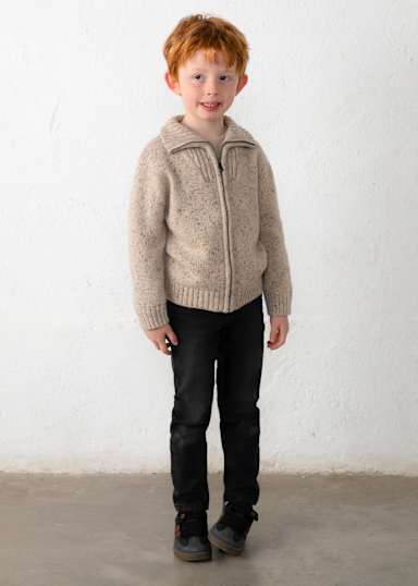 Mayoral Tweed Knit Sweater model far