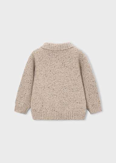 Mayoral Tweed Knit Sweater back