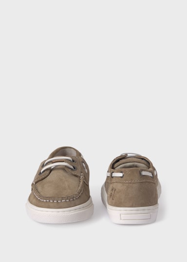 Boat Shoes in Taupe