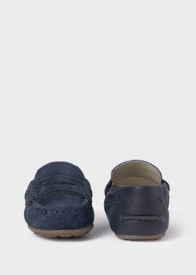 Mayoral Suede Loafers in Navy back