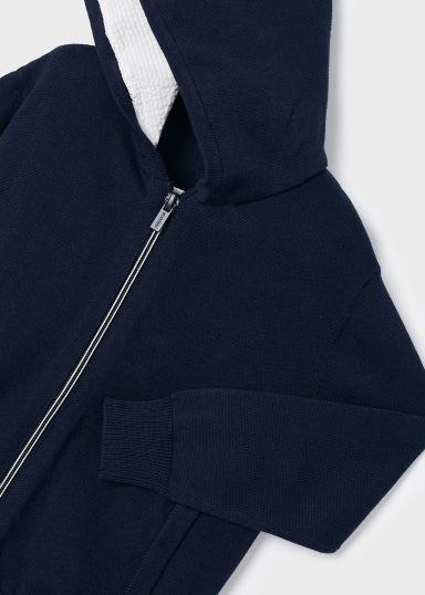 Hooded Zip Up Sweater